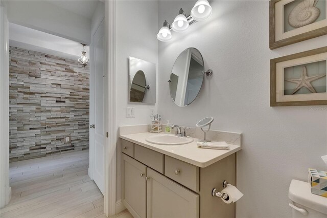 5814 Silver Sun Dr, Apollo Beach, FL 33572 - bathroom with vanity and toilet