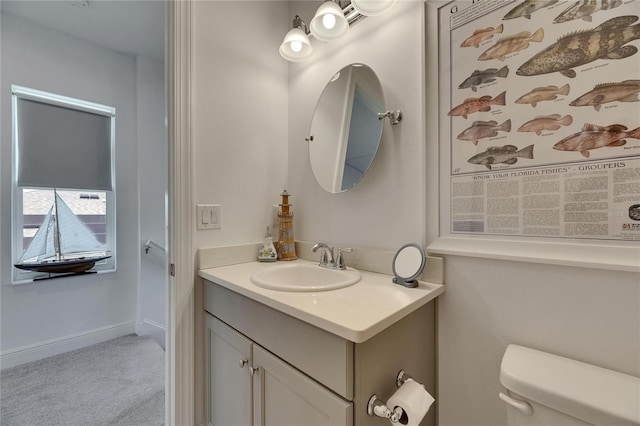 5814 Silver Sun Dr, Apollo Beach, FL 33572 - bathroom with toilet and vanity