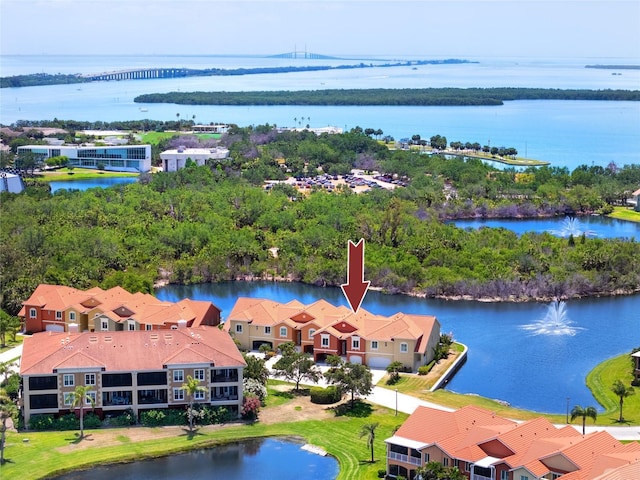 11 Franklin Ct S Unit C, Saint Petersburg, FL 33711 - aerial view of a large body of water