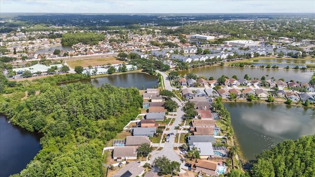 7235 Sharpsburg Blvd, New Port Richey, FL 34653 - bird's eye view featuring a residential view and a water view