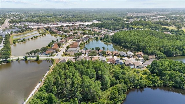 7235 Sharpsburg Blvd, New Port Richey, FL 34653 - aerial view with a water view and a residential view
