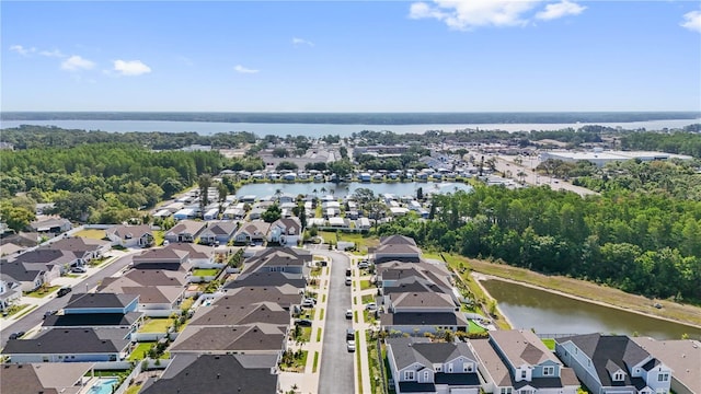 1432 Gopher Loop, Tarpon Springs, FL 34689 - bird's eye view with a residential view and a water view