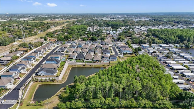 1432 Gopher Loop, Tarpon Springs, FL 34689 - birds eye view of property featuring a water view and a residential view