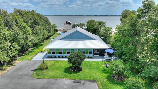 1395 S Lake Reedy Blvd, Frostproof, FL 33843 - aerial view of property and surrounding area featuring a nearby body of water