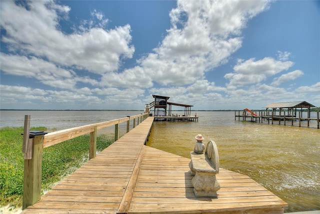 1395 S Lake Reedy Blvd, Frostproof, FL 33843 - dock area featuring a water view