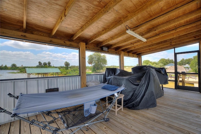 1395 S Lake Reedy Blvd, Frostproof, FL 33843 - view of wooden terrace