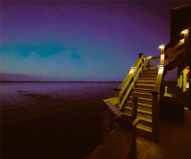 1395 S Lake Reedy Blvd, Frostproof, FL 33843 - staircase with a water view