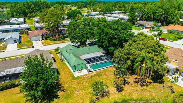 bird's eye view featuring a residential view