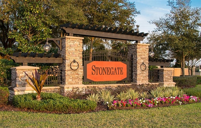 3315 Granite Ridge Loop, Land O Lakes, FL 34638 - view of community sign