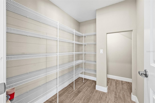 view of pantry