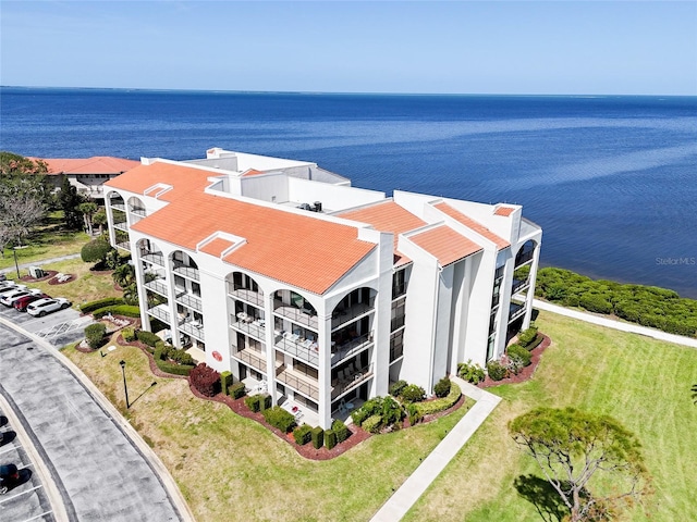 433 Mariner Dr Unit 433, Tarpon Springs, FL 34689 - bird's eye view with a water view