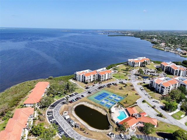 433 Mariner Dr Unit 433, Tarpon Springs, FL 34689 - drone / aerial view featuring a water view