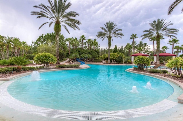 view of community pool