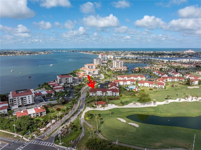 6011 Bahia Del Mar Blvd Unit 158, Saint Petersburg, FL 33715 - view of property location with apartment complex, a large body of water, and a local golf course