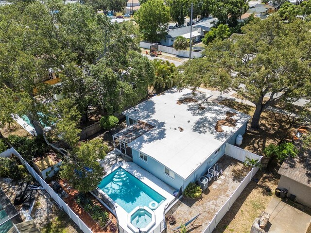 drone / aerial view