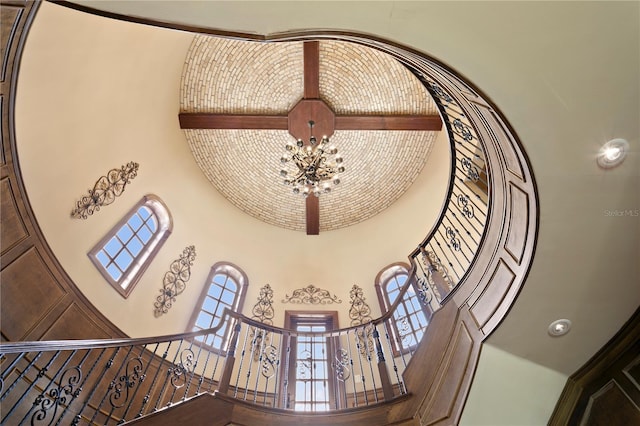1102 Merry Water Dr, Lutz, FL 33548 - interior details with a notable chandelier