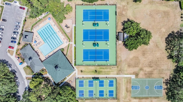 drone / aerial view