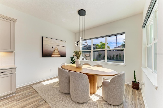 13071 Willow Grove Dr, Riverview, FL 33579 - dining area featuring light wood-type flooring and baseboards