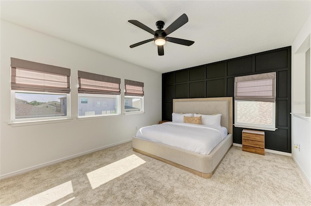 13071 Willow Grove Dr, Riverview, FL 33579 - carpeted bedroom with baseboards and a ceiling fan