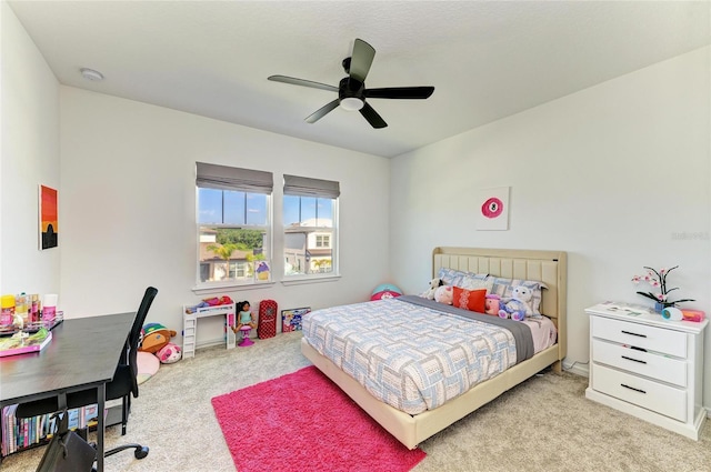 13071 Willow Grove Dr, Riverview, FL 33579 - bedroom with carpet floors and ceiling fan