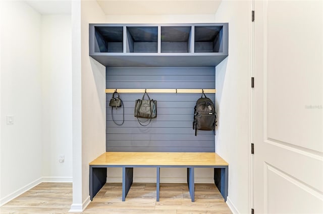 13071 Willow Grove Dr, Riverview, FL 33579 - mudroom with baseboards and wood finished floors