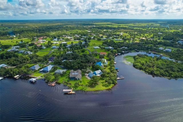16470 Oakview Cir, Alva, FL 33920 - birds eye view of property with a water view