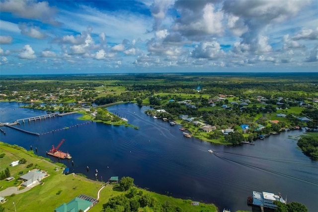 16470 Oakview Cir, Alva, FL 33920 - aerial view featuring a water view