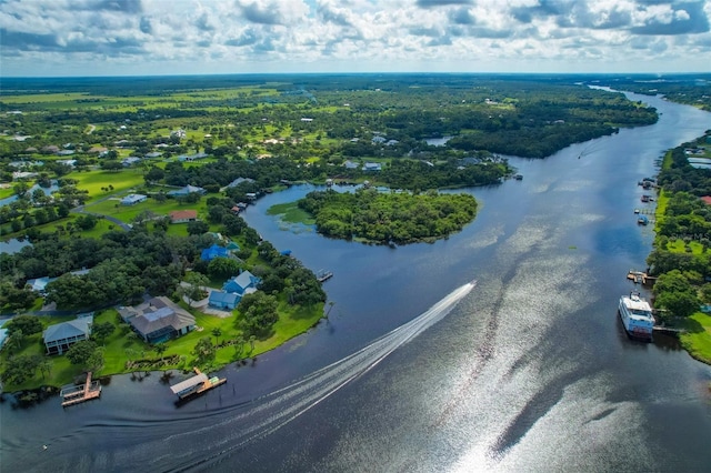 16470 Oakview Cir, Alva, FL 33920 - bird's eye view featuring a water view