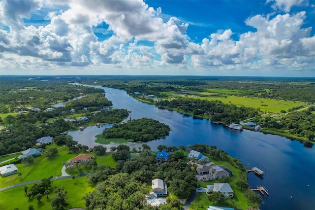 16470 Oakview Cir, Alva, FL 33920 - drone / aerial view with a water view