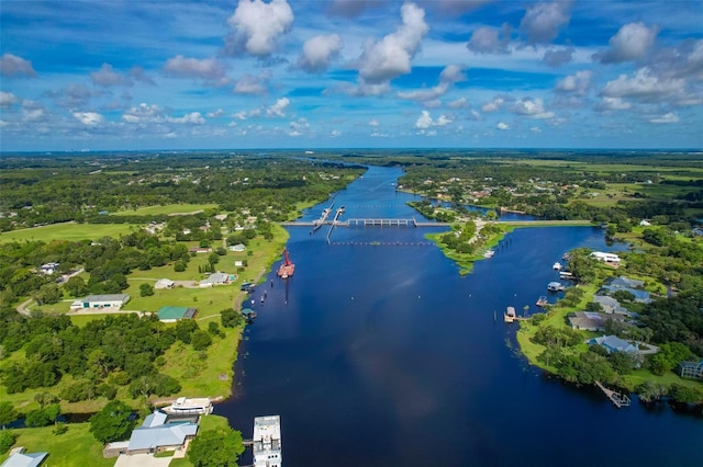 16470 Oakview Cir, Alva, FL 33920 - birds eye view of property with a water view