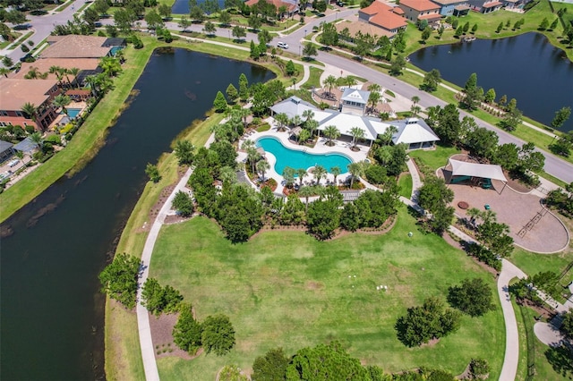 11909 Climbing Fern Ave, Riverview, FL 33579 - aerial view featuring a water view