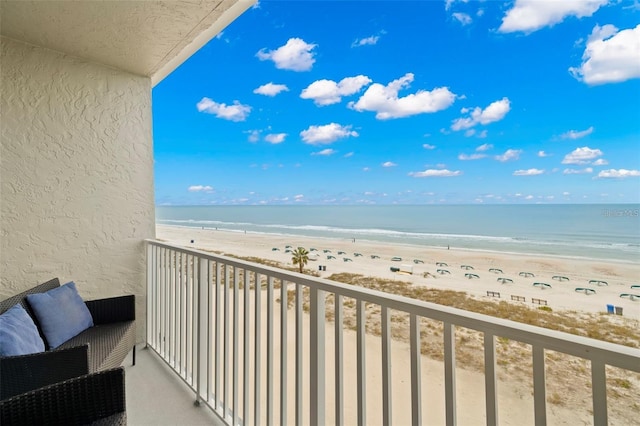 9980 Gulf Blvd Unit 603, Treasure Island, FL 33706 - balcony featuring view of water and beach