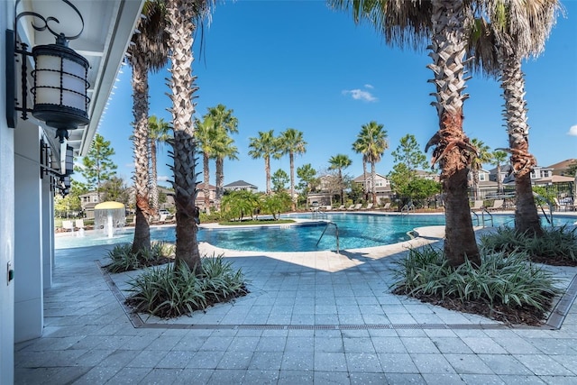 view of pool