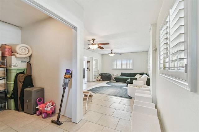 1735 Maryland Ave NE, Saint Petersburg, FL 33703 - hall featuring light tile patterned floors
