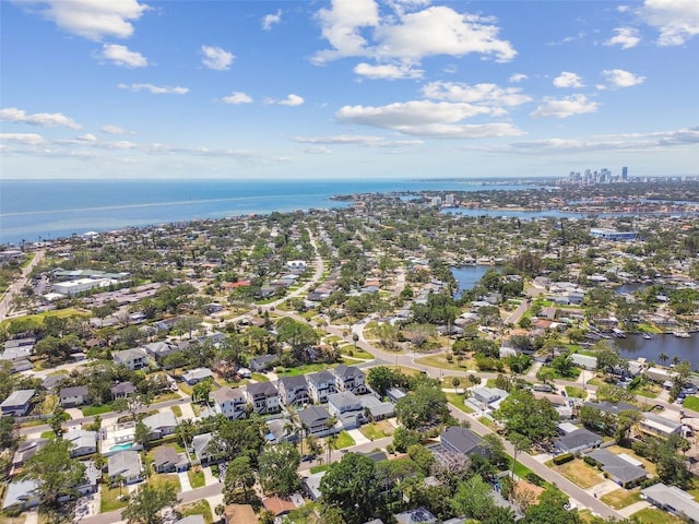 1735 Maryland Ave NE, Saint Petersburg, FL 33703 - aerial overview of property's location featuring a large body of water and nearby suburban area