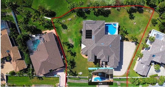 drone / aerial view