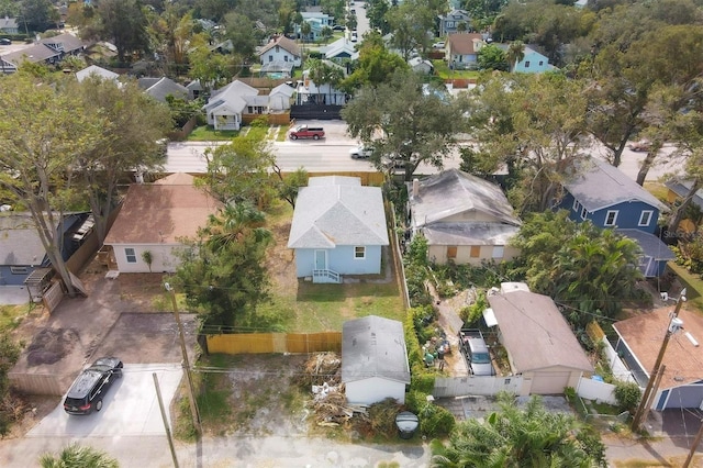 1045 22nd Ave N, Saint Petersburg, FL 33704 - bird's eye view featuring a residential view