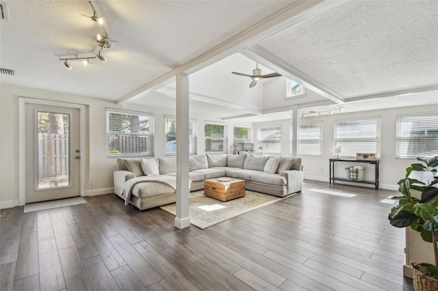 13749 80th Ave, Seminole, FL 33776 - sunroom featuring plenty of natural light, beamed ceiling, and visible vents
