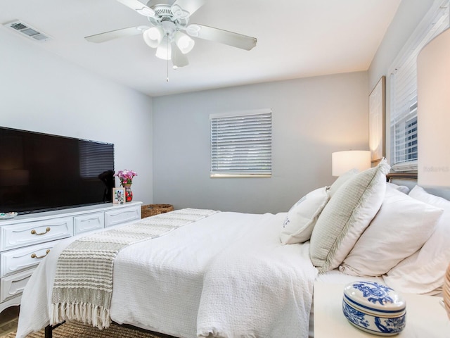 1700 25th St N, Saint Petersburg, FL 33713 - bedroom featuring visible vents and a ceiling fan