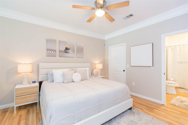10473 Villa View Cir, Tampa, FL 33647 - bedroom with baseboards, ornamental molding, and wood finished floors