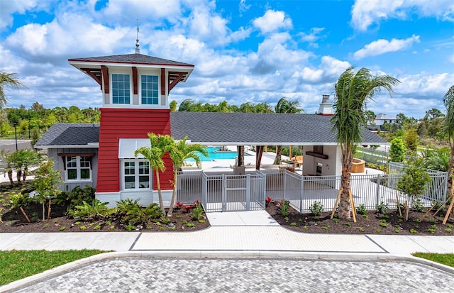 17085 Moonflower Dr, Venice, FL 34293 - view of property with fence private yard