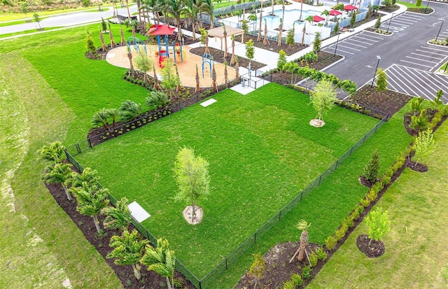 drone / aerial view