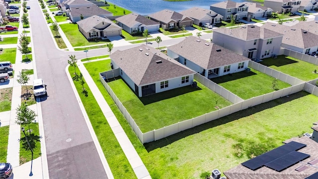 aerial perspective of suburban area