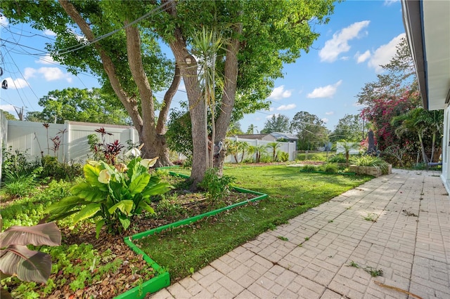 1099 7th Ave NE, Largo, FL 33770 - view of yard featuring a fenced backyard and a patio area
