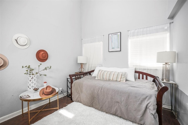2235 Burlington Ave N, Saint Petersburg, FL 33713 - bedroom with baseboards and wood finished floors