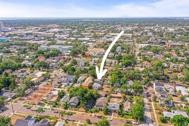 2235 Burlington Ave N, Saint Petersburg, FL 33713 - aerial view featuring a residential view