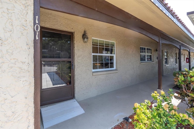 601 N Hercules Ave Unit 101, Clearwater, FL 33765 - entrance to property featuring stucco siding