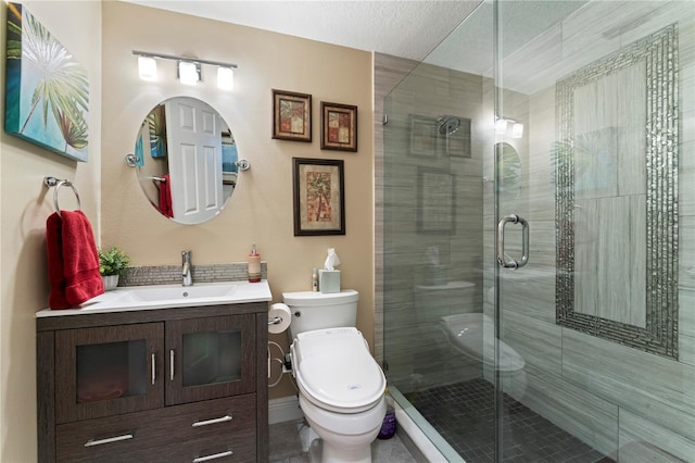 2701 W Bay Ave, Tampa, FL 33611 - full bath featuring vanity, a stall shower, and toilet