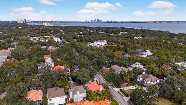 2701 W Bay Ave, Tampa, FL 33611 - birds eye view of property featuring a water view