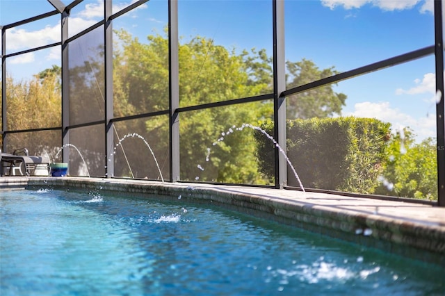 view of pool